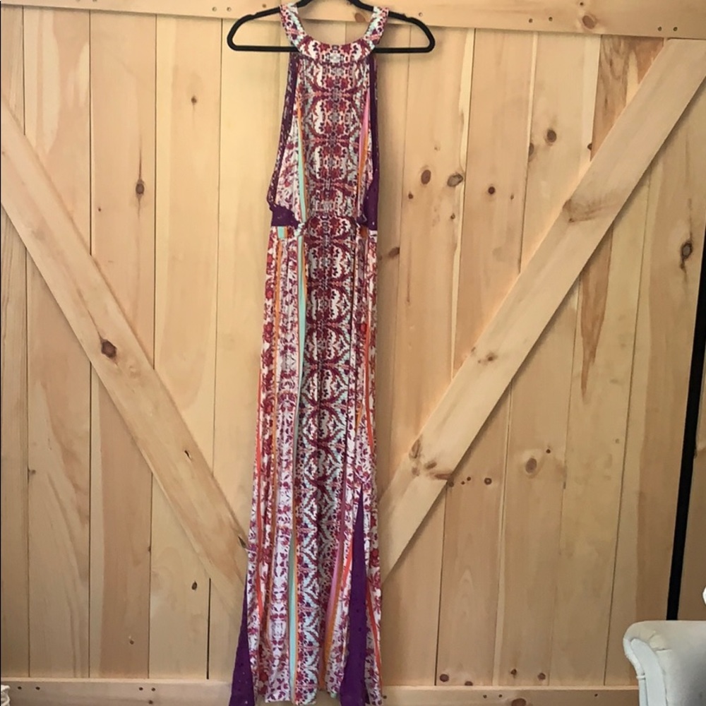 NWOT Green Dragon summer maxi dress